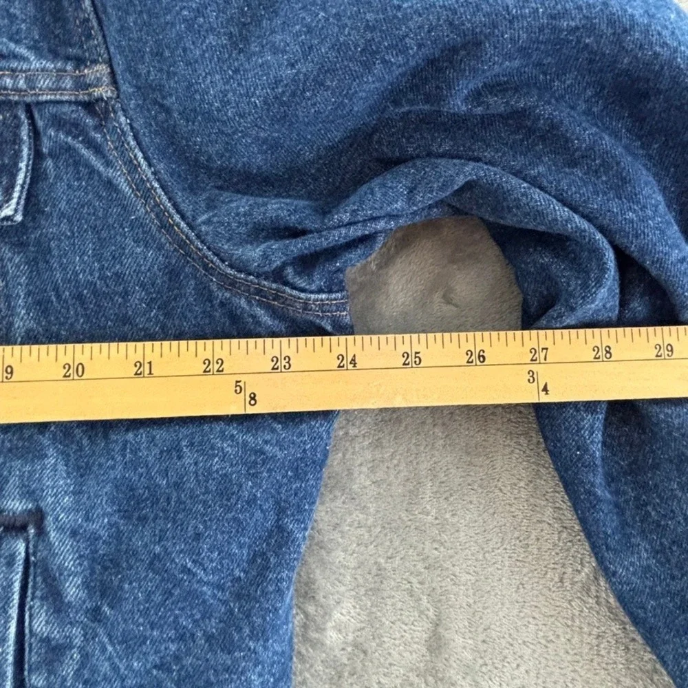 Vintage Levi's Sherpa Lined Denim Trucker Jacket Mens 44R Type III‎ USA 1980s